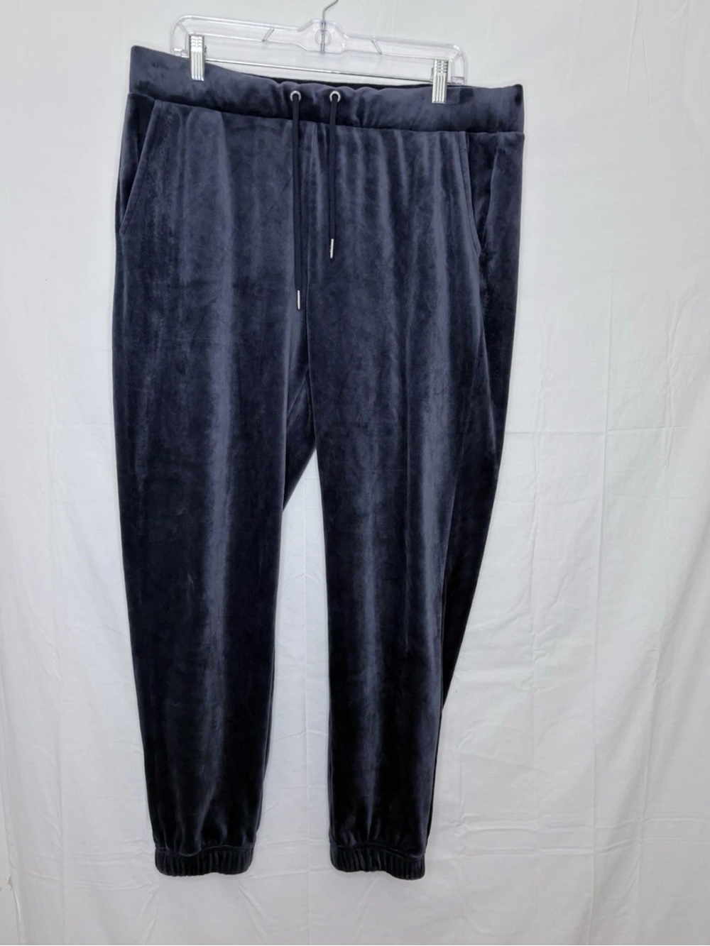 UGG Women's Dark Navy Velour Jogger Pants